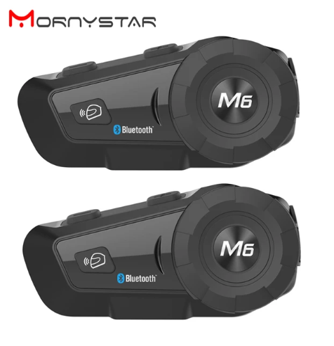 2x Motorrad-Gegensprechanlagen - Mornystar M6