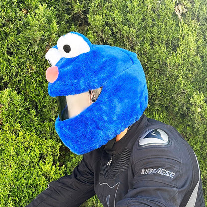 Copricasco Moto - Mostro dei Biscotti Blu
