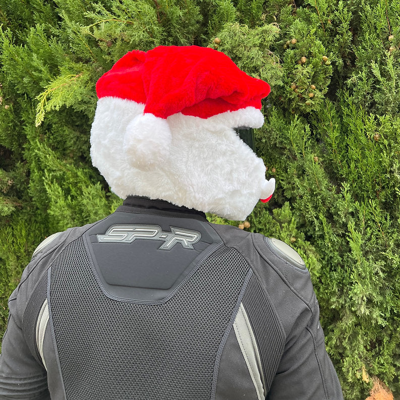 Copricasco Moto - Babbo Natale