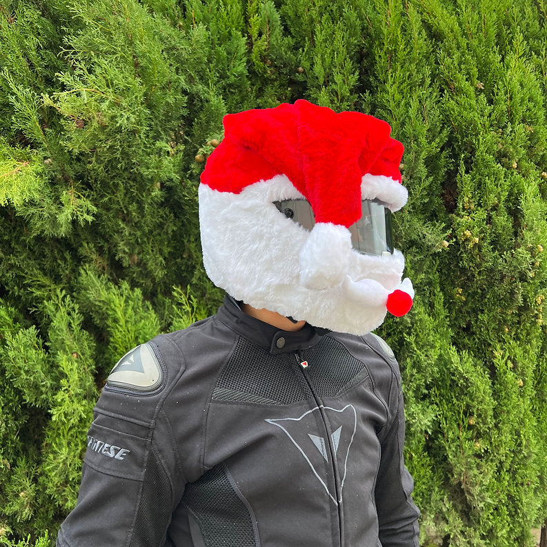 Copricasco Moto - Babbo Natale