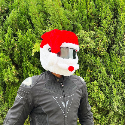 Copricasco Moto - Babbo Natale