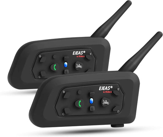 2 x Interfoni Moto - EJEAS V6 Pro (1200m)
