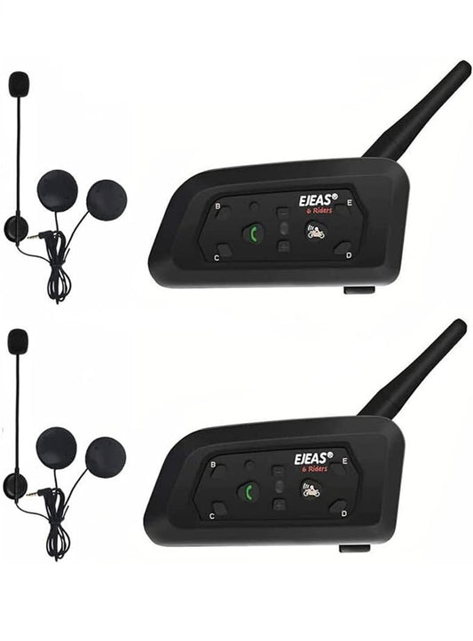 2 x Interfoni Moto - EJEAS V6 Pro (1200m)