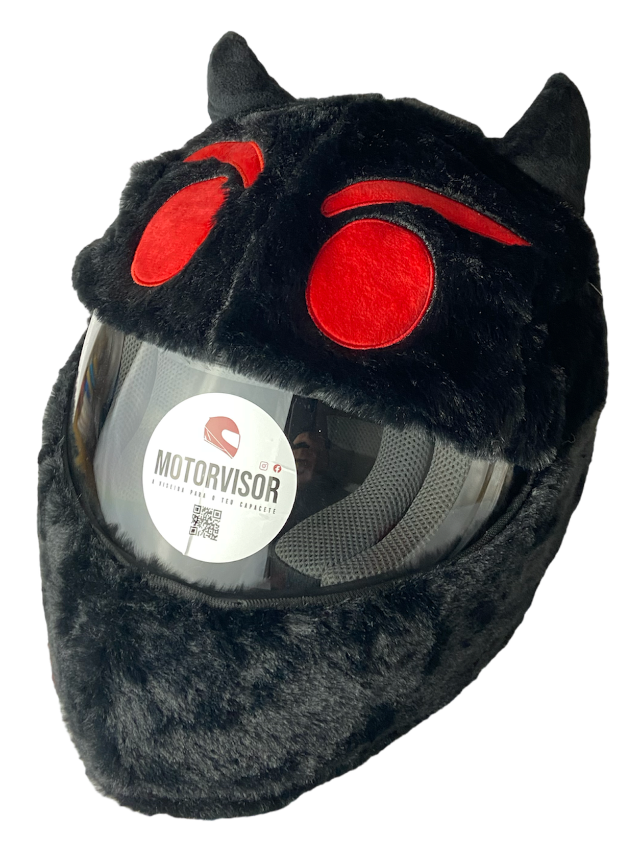 Copricasco Moto - Diavolo Nero