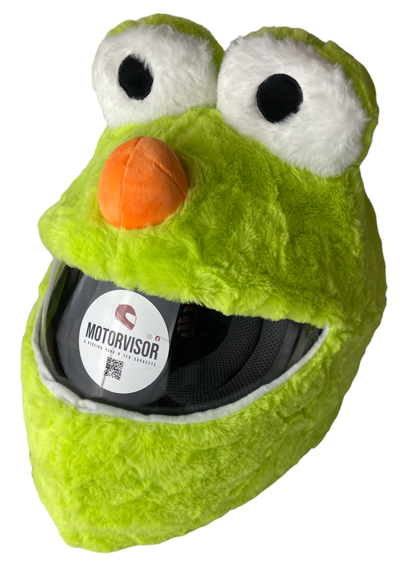 Copricasco Moto - Mostro dei Biscotti Verde
