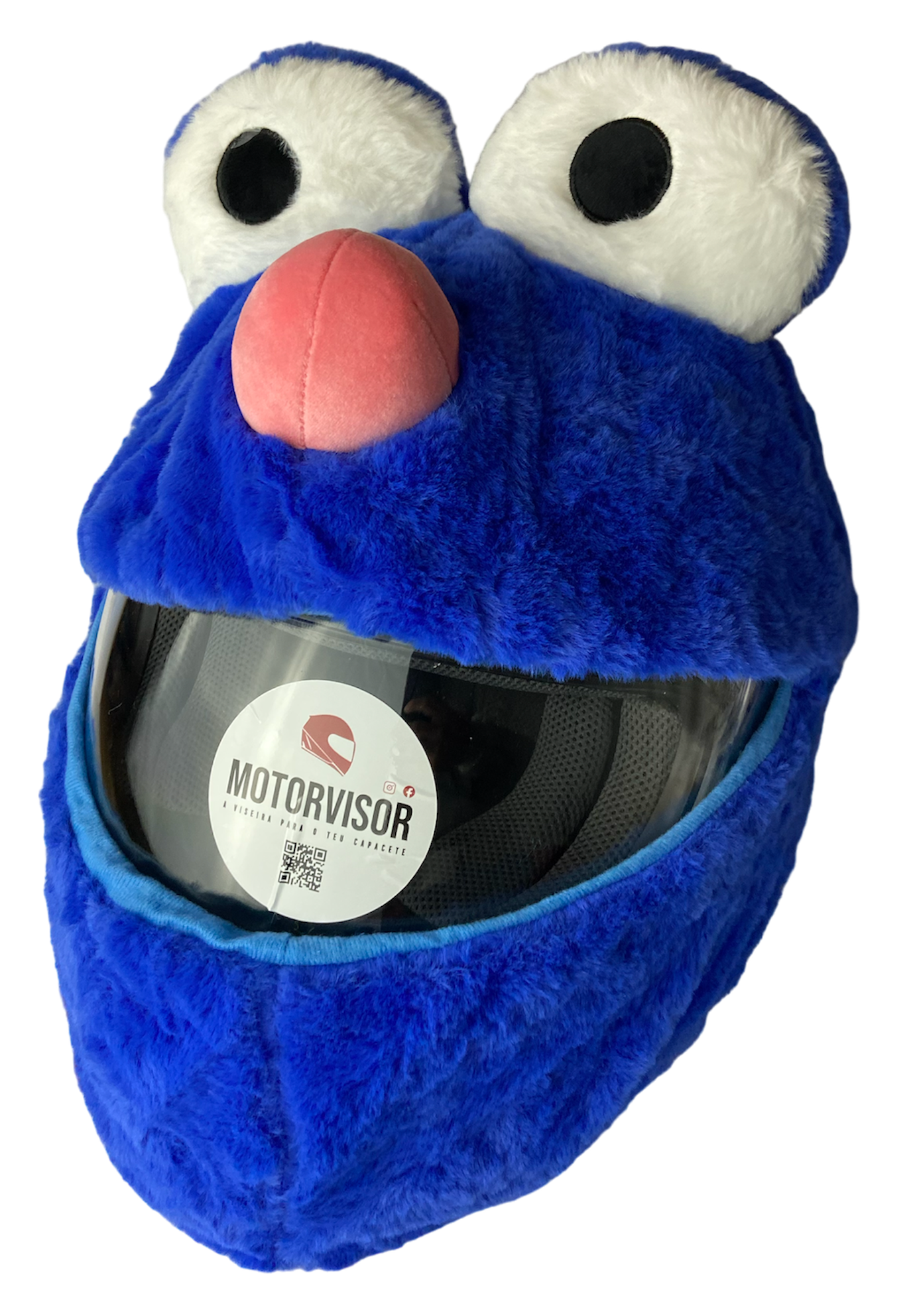 Copricasco Moto - Mostro dei Biscotti Blu